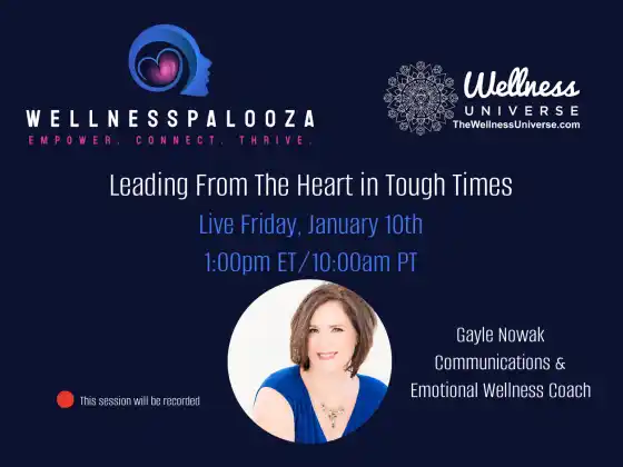 Wellnesspalooza 2025 與 Gayle Nowak 一起在艱難時期從心出發
