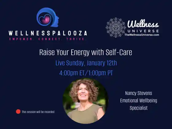 Wellnesspalooza 2025 Aumente su energía con el cuidado personal con Nancy Stevens