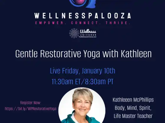 Wellnesspalooza 2025 キャスリーン・マクフィリップスによるジェントル・リストラティブ・ヨガ